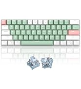 MageGee 60% Mechanical Gaming Keyboard, RGB LED Backlit 61 Keys Mini Wired Keyboard with Silencer...