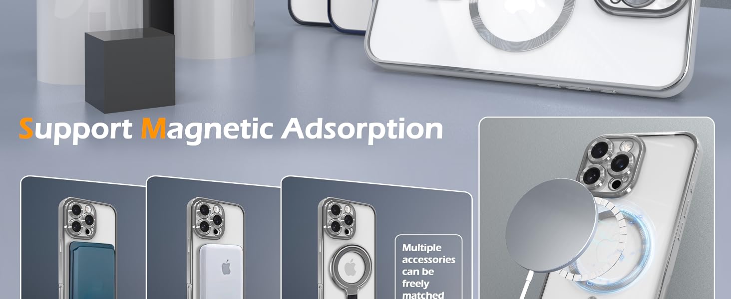 Support Magnetic Adsorption Multiple accessoriescan be freely matched
