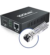Gigabit Ethernet Media Converter, Multi Mode Fiber to Ethernet Converter, LC Fiber Converter for ...