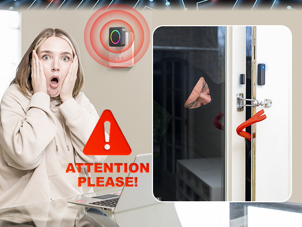 wireless door chime for girl family