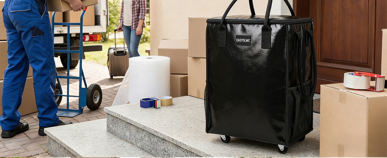 rolling tote reusable grocery bag on wheels bag on wheels rolling tote with wheels and handle