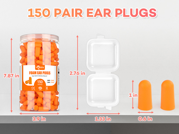 ear plugs size
