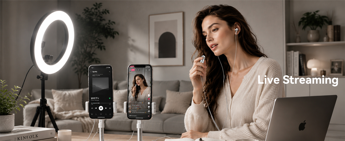 recording headphones with microphone