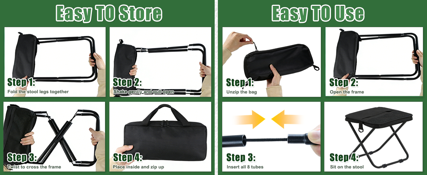 Portable Ultralight Collapsible Stool