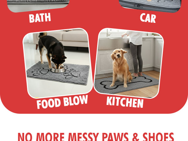 Embroidery mat 2,3 paw and bone A+ content