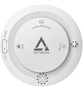 Fire Alarms Smoke Detectors,3-in-1 CO/Smoke/Temp Carbon Monoxide Detector 10-Year Battery, 85dB V...