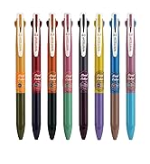 Writech Retractable Gel Ink Pens: Multi Colored 2 in 1 Colorful Click Pen Assorted Color 8ct Extr...