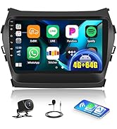 [4+64G] Android 15 Car Stereo for Hyundai Santa Fe IX45 2013-2018 with Wireless Carplay &amp; Android...