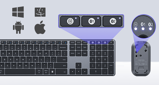 bluetooth mouse and keyboard