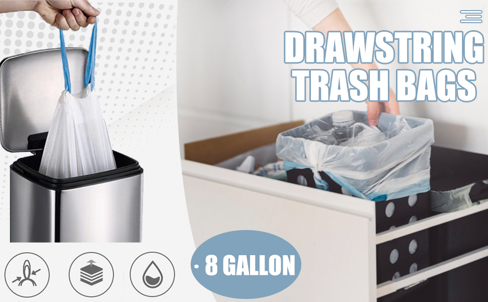 8 gallon trash bags