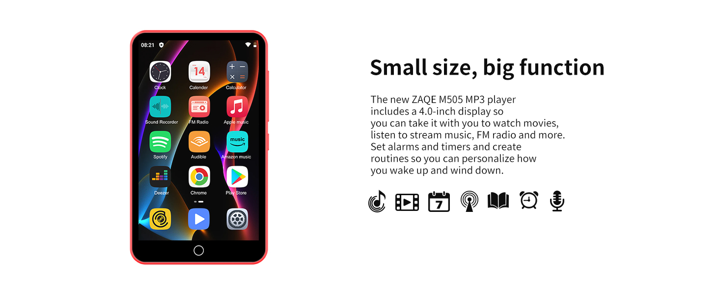 80GB MP3 Player with Bluetooth and WiFi