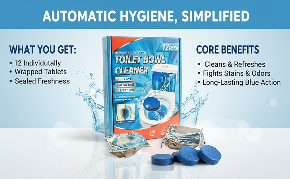 Toilet cleaning tablets