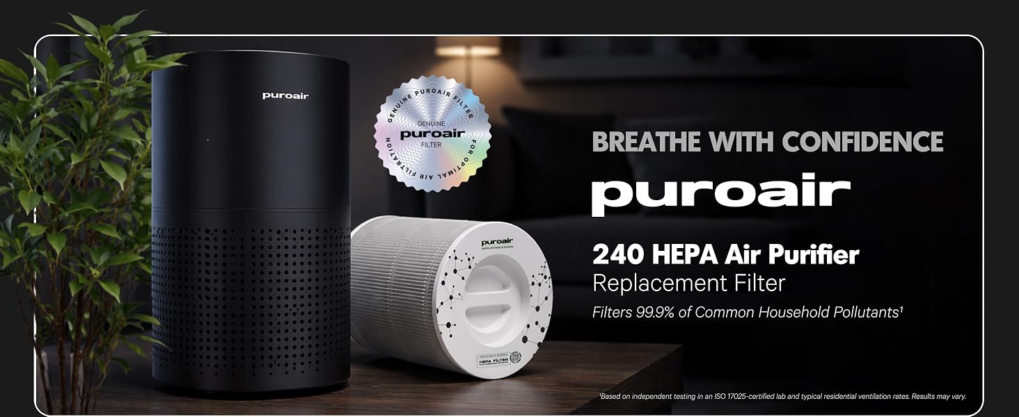 PuroAir 240 HEPA Air Purifier Replacement Filter