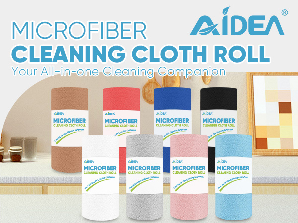 AIDEA MICROFIBER CLEANING CLOTH ROLL