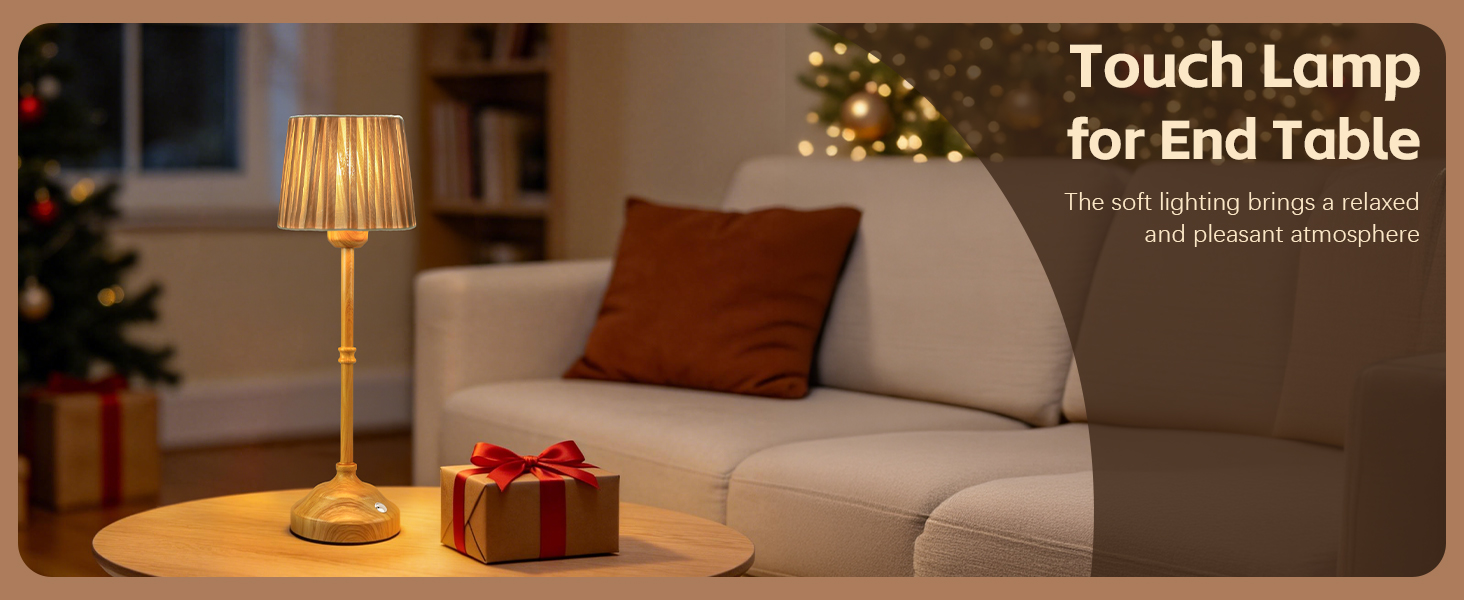 cordless touch lamp for living room end table