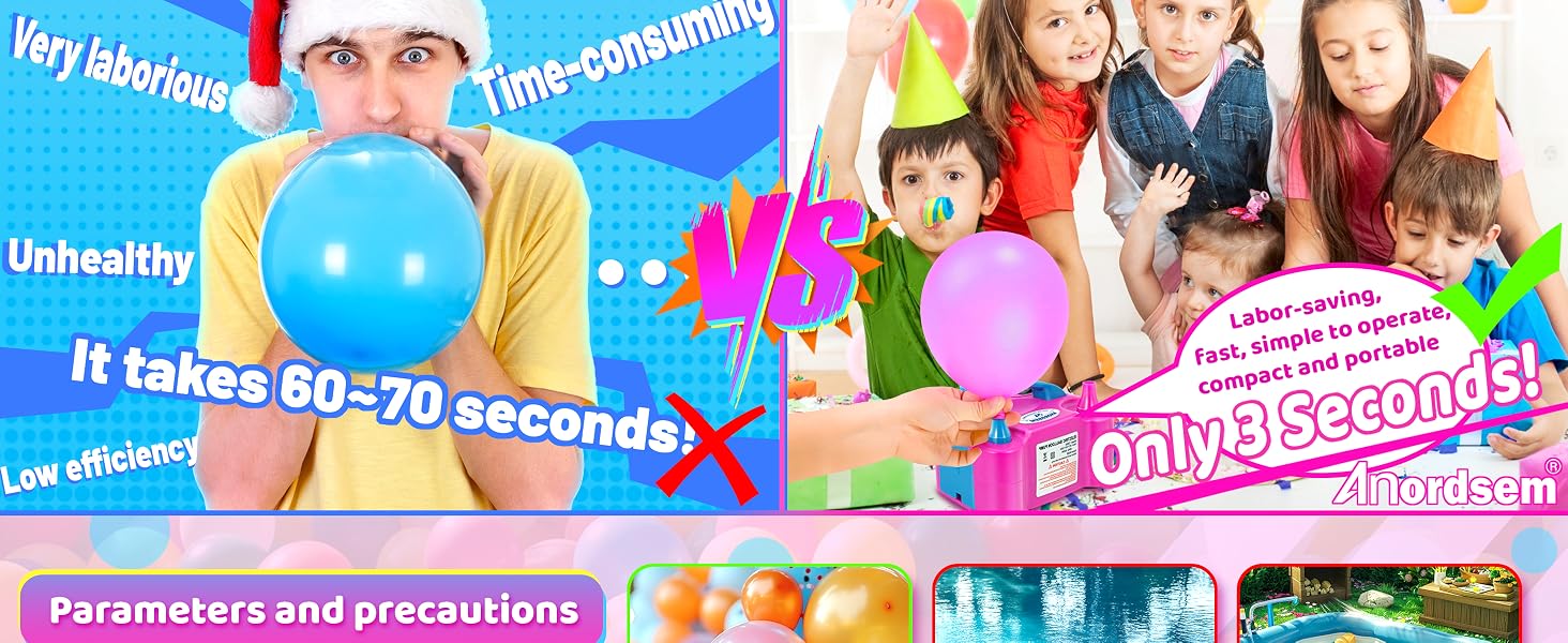 electric air pump balloon inflator pump electric bomba para inflar globos balloon air pump