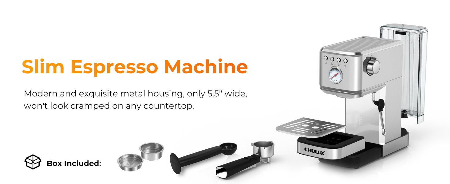 Slim Espresso Machine