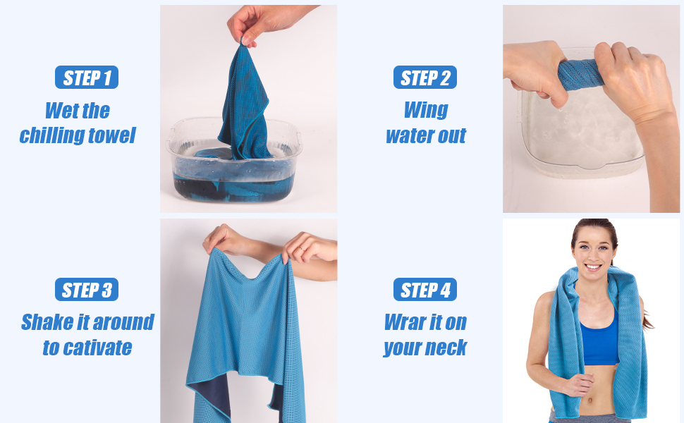 cooling towel for yoga running riding hiking tennis gym fitness