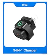 VRURC Charger for iPhone &amp; Apple Watch, 20W USB C Fast Charging Block, 3-in-1 Compact Travel Adap...