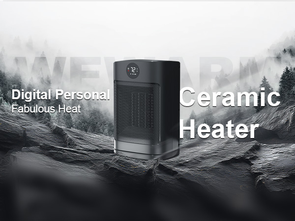 WEWARM Digital Personal Ceramic Heater