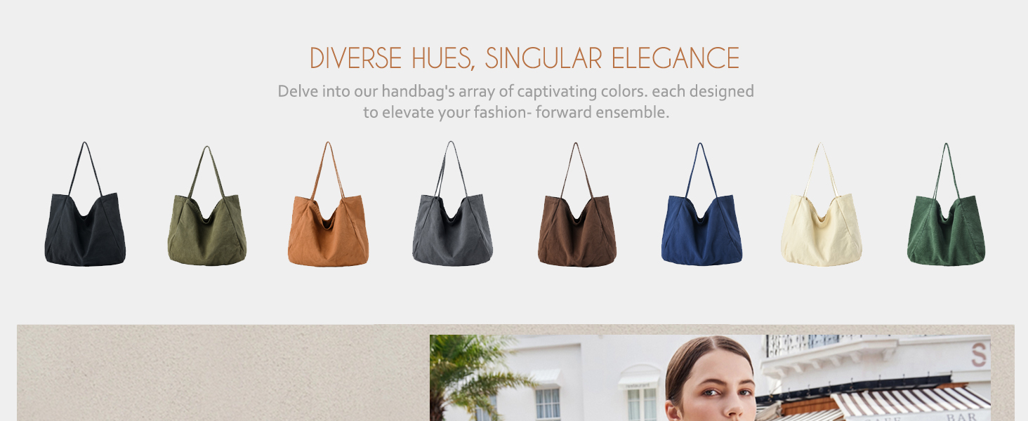 canvas tote purse