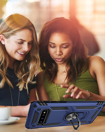 phone case with ring holder working as a kickstand