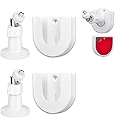 2pack Strong Adhesive Wall Mount +Adjustable Indoor/Outdoor Security Wall Mount Compatible with A...