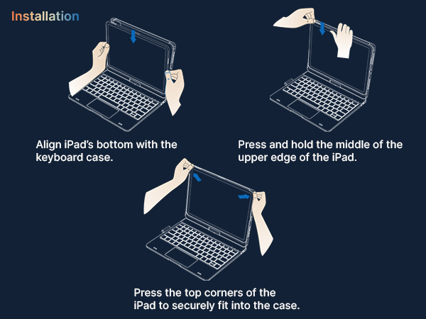 keyboard for ipad pro m4/m5 11 inch case