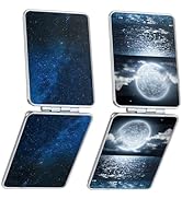dcdcee Pocket Mirror, Small Travel Mirror with Magnification, Portable Double-Sided Magnifying Co...