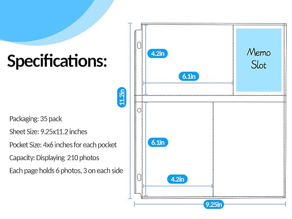 photo sheets for 3 ring binder35