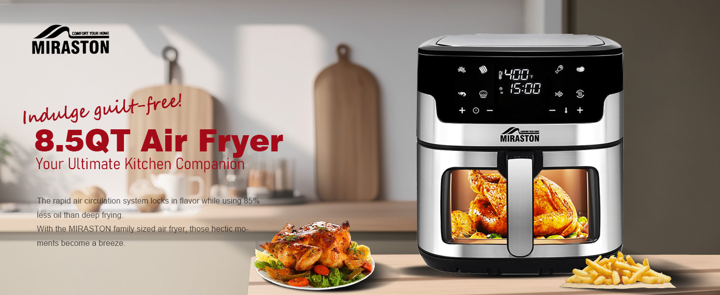 MIRASTON 8.5QT Digital Air Fryer