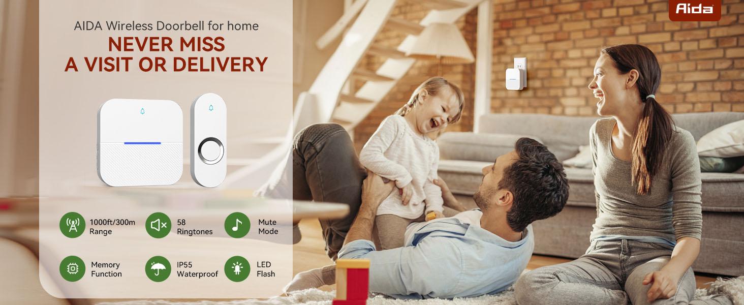 Lighted Wireless Doorbell