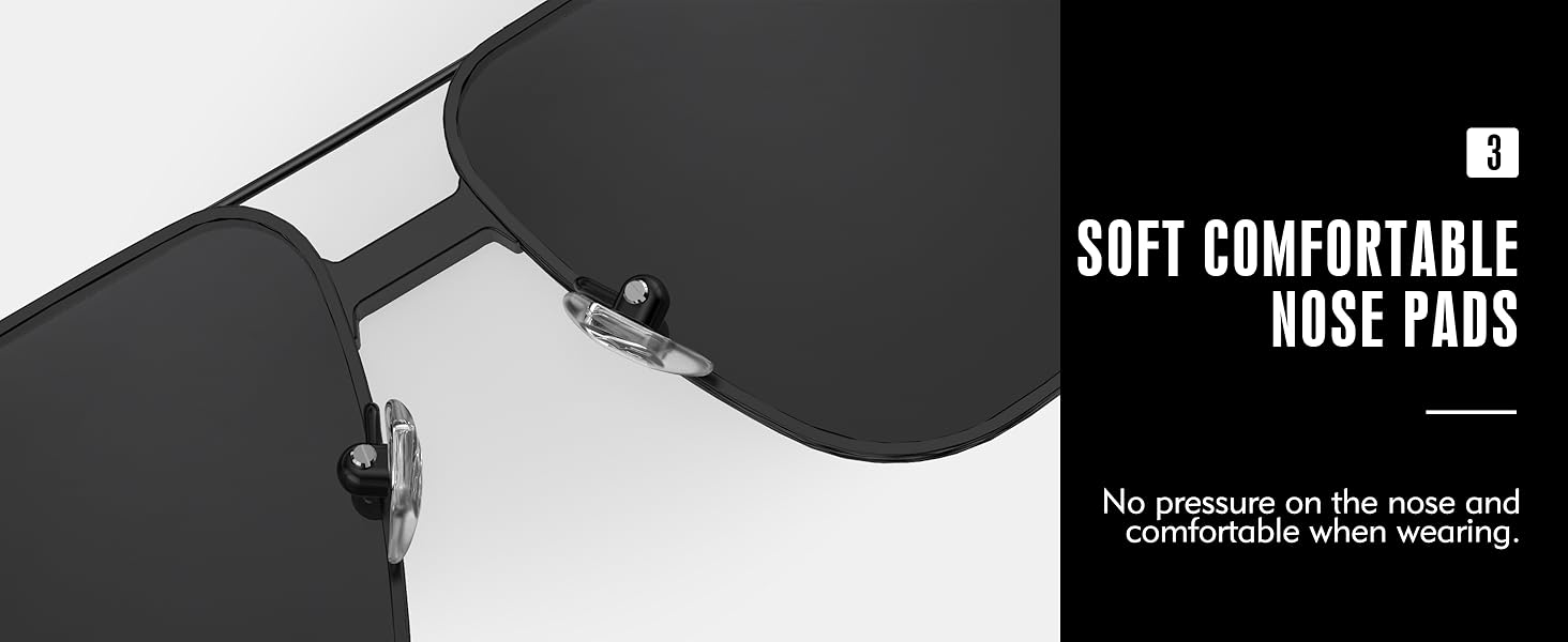 COMFORTABLE NOSE PADS