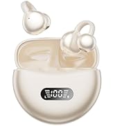 CHENRUIDA Clip On Earbuds Open Ear Ear Buds Wireless Bluetooth 5.4 Headphones,48H Playtime,IPX6 W...
