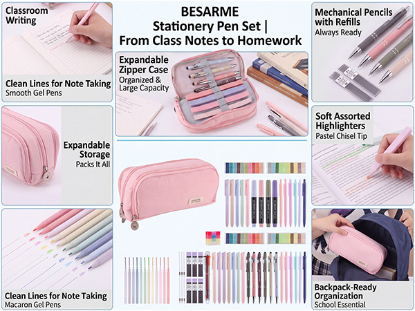 Pencil Case with Supplies