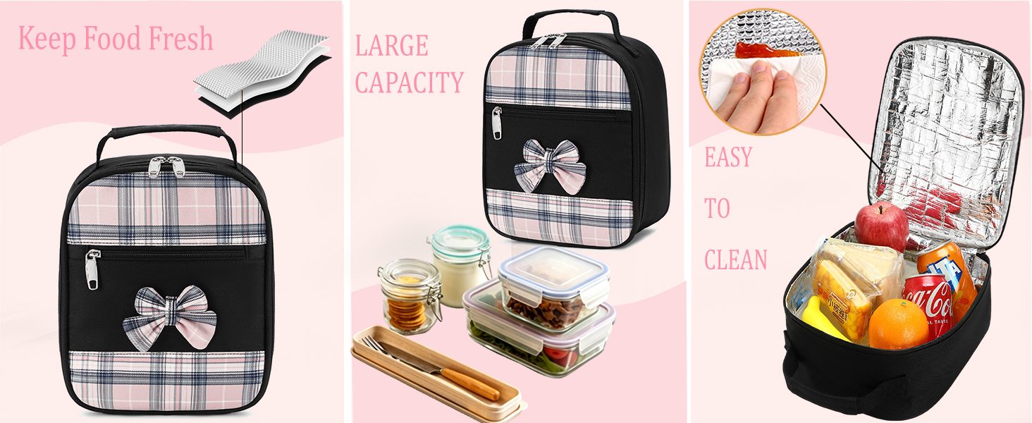 school backpack and lunch bag set