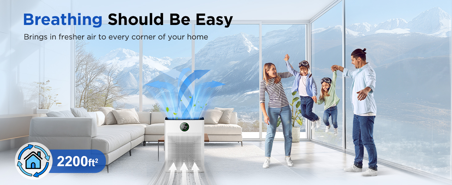 air purifier air purifiers for home large room pets air purifier with washable filter
