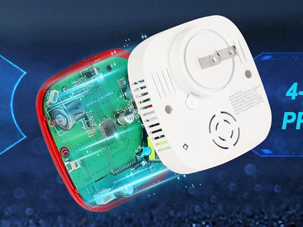 combination gas and carbon monoxide detector