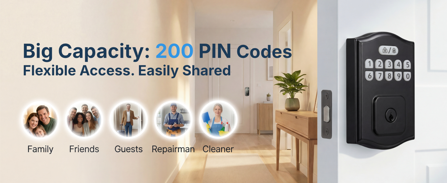 Keyless Entry Door Lock with Keypad