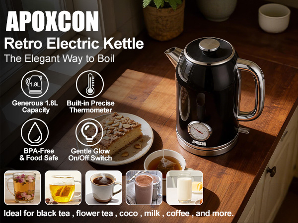 retro electric kettle