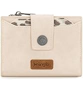 Montana West X Wrangler Womens Wallet, Small RFID Blocking Wallets Bifold Leopard Print Compact W...