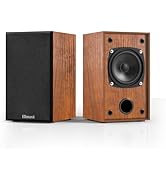 Elimavi Passive Bookshelf Speakers for Home Theater Surround Sound for Turntables, TVs, Computers...
