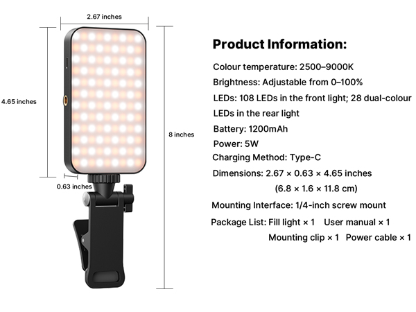 selfie light for iphone