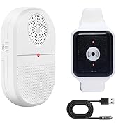 ChunHee Wireless Caregiver Pager Watch Call Button Nurse Alert System Home Call Bell for Elderly/...