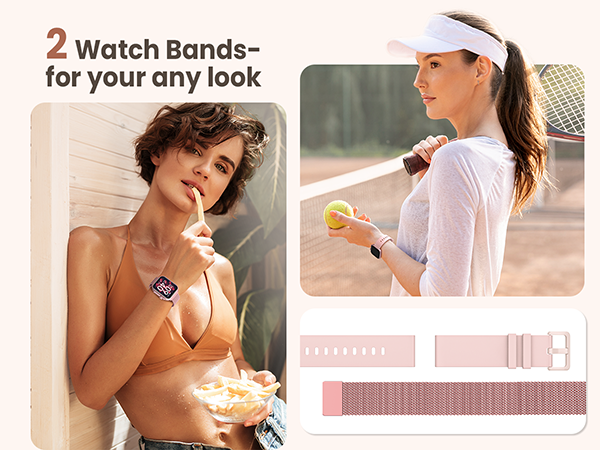 2 Watch Bands for Your Beautiful Smart Watch