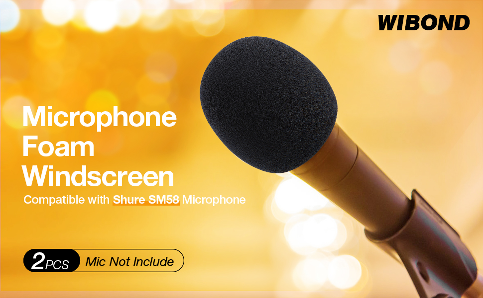SM58 pop filter Beta58A SM48 , pop filter wind screen foam cover, mic cover, ball type windscreen
