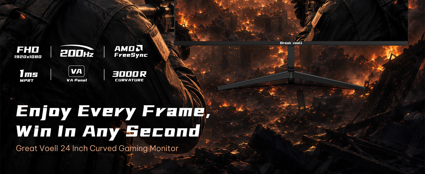24 curved gaming monitor