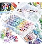 60 Colors AB Diamond Painting Beads Diamond Dots, Diamond Painting Storage Containers for Diamond...
