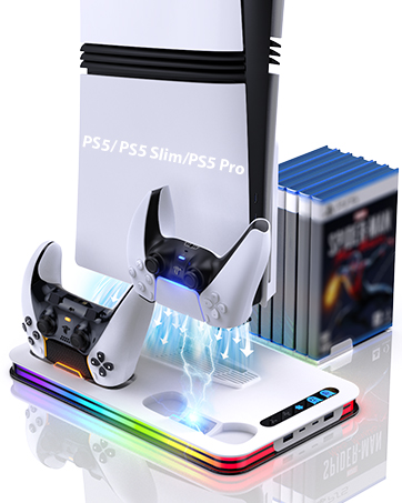 PS5 Cooling Station for PS5/Slim/Pro