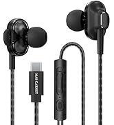MAS CARNEY USB C Headphones TI9, Dual Speaker Array, Built-in Digital Chipset, Microphone, Remote...